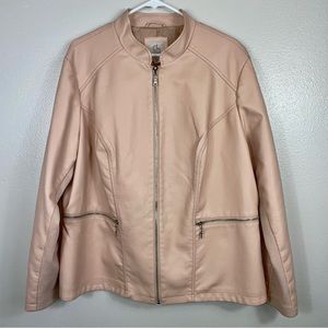 Dress Barn Vegan Leather Jacket